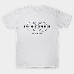 Kris Kristofferson USA born 1936 Music D66 T-Shirt